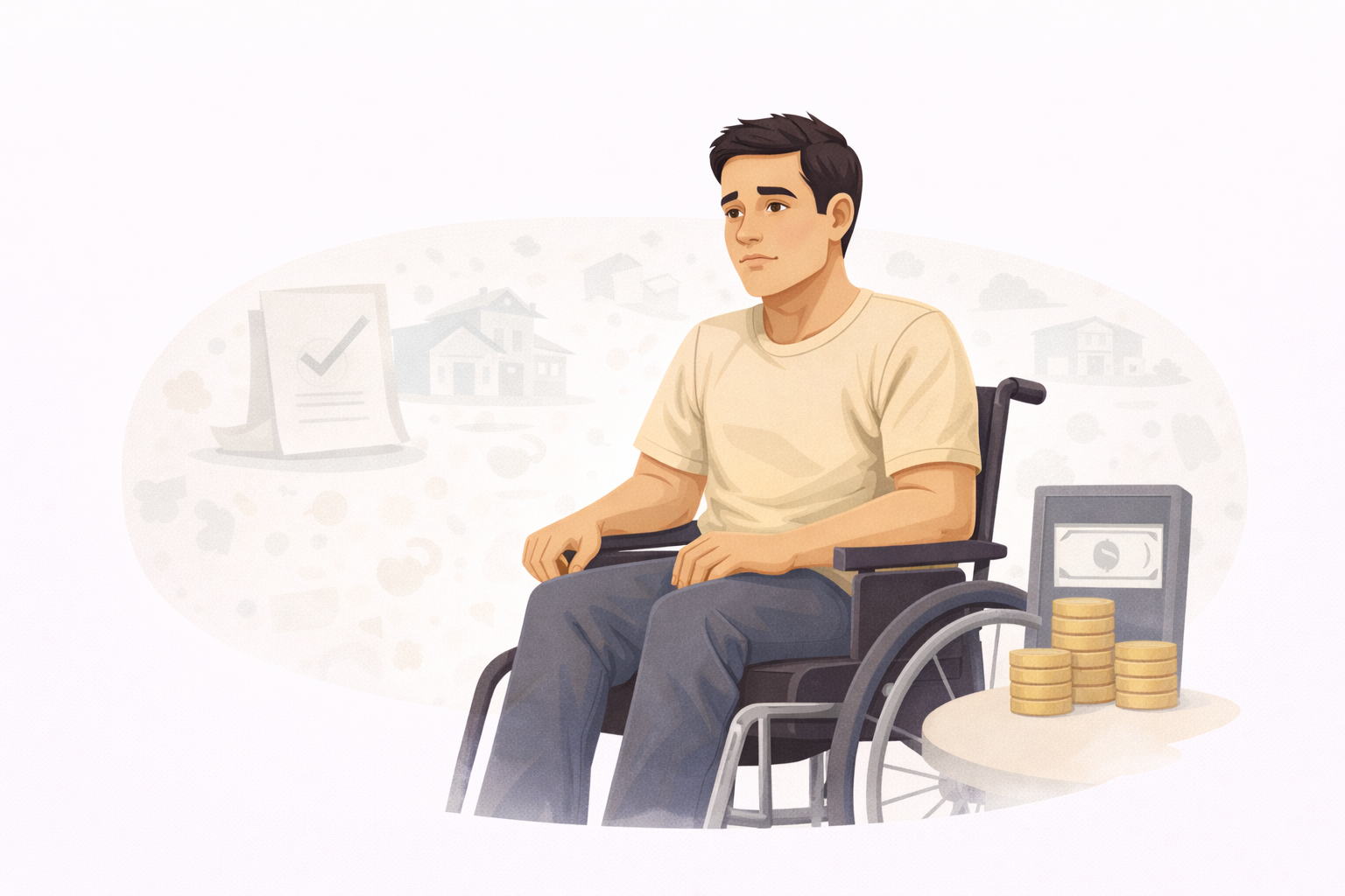 Pessoa com deficiência recebendo benefício assistencial